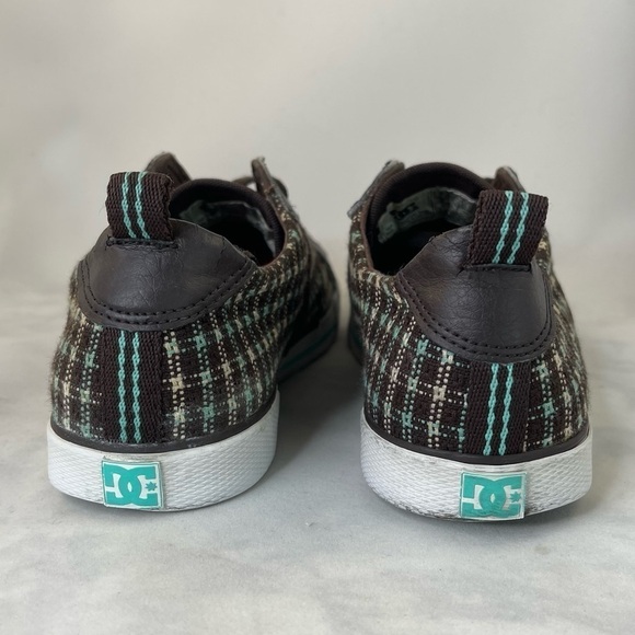 DC Fiona Mint Green Beige Brown Skate Shoe Women's Size 8 - Picture 3 of 11
